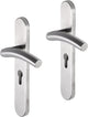 Impresso Conway en acier inoxydable brossé sur bouclier ovale