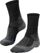 Falke tk1 cool anti-ampoules épais lyocell matériau fonctionnel chaussettes de marche hommes noir - taille 46-48