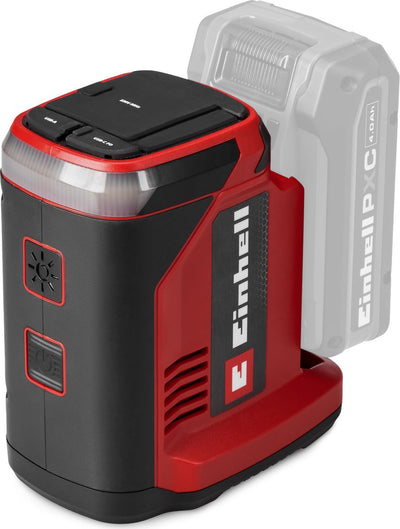 Onduleur de batterie Einhell tc-es 18 150 1 li solo - power x-change - 18 v li-ion - 18v vers USB-A (10w), USB-C (60w) et 230v (150w)