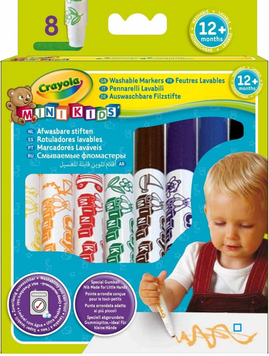 Crayola Mini Kids - Felt -Tip Styl, 8e.