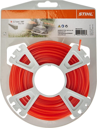 Accessoires Stihl ligne de coupe carrée en rouleau | ø 2,7 mm x 32,0 m - 00009302642
