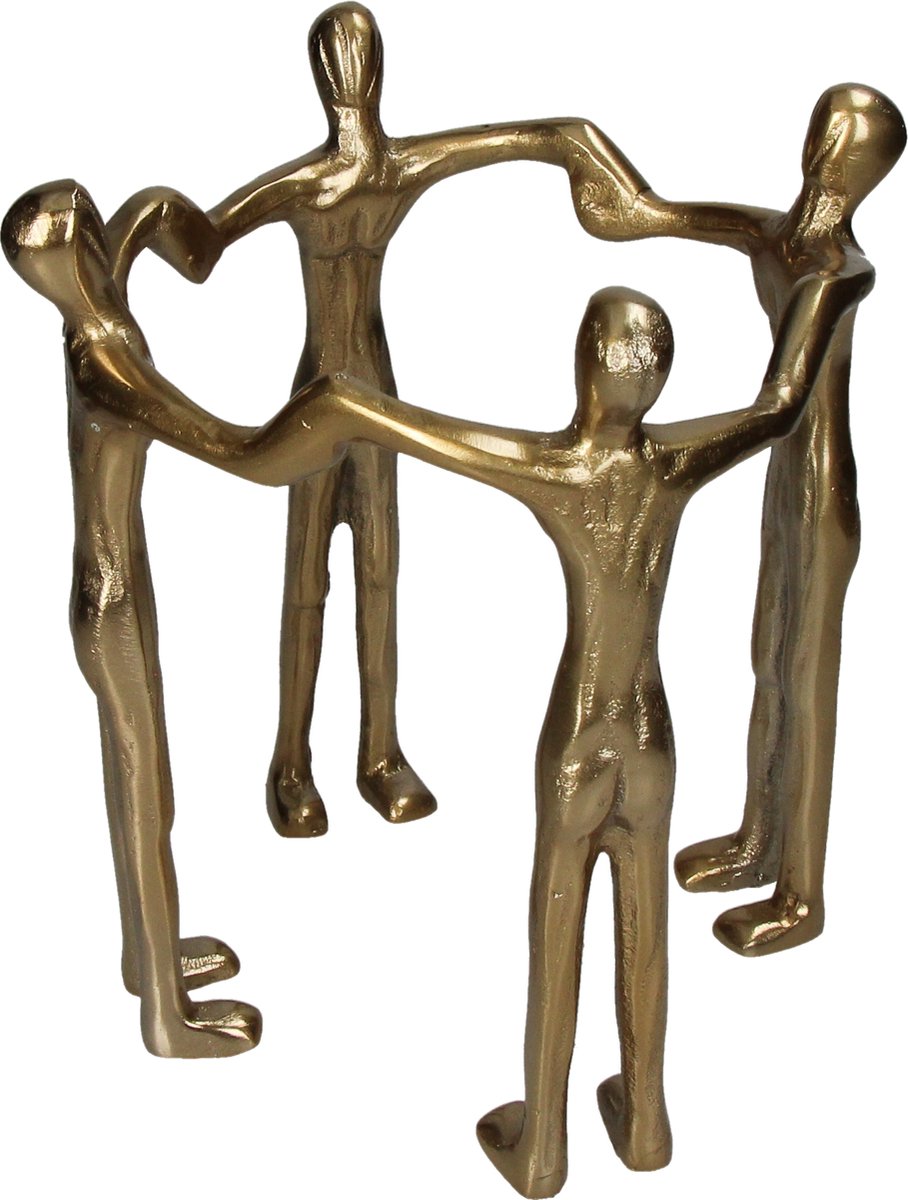 Figurine ornement collection HD aluminium 21,5x21,5x23cm