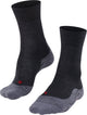 Falke tk5 chaussettes de marche en laine fine anti-ampoules en matériau fonctionnel femme gris - taille 37-38