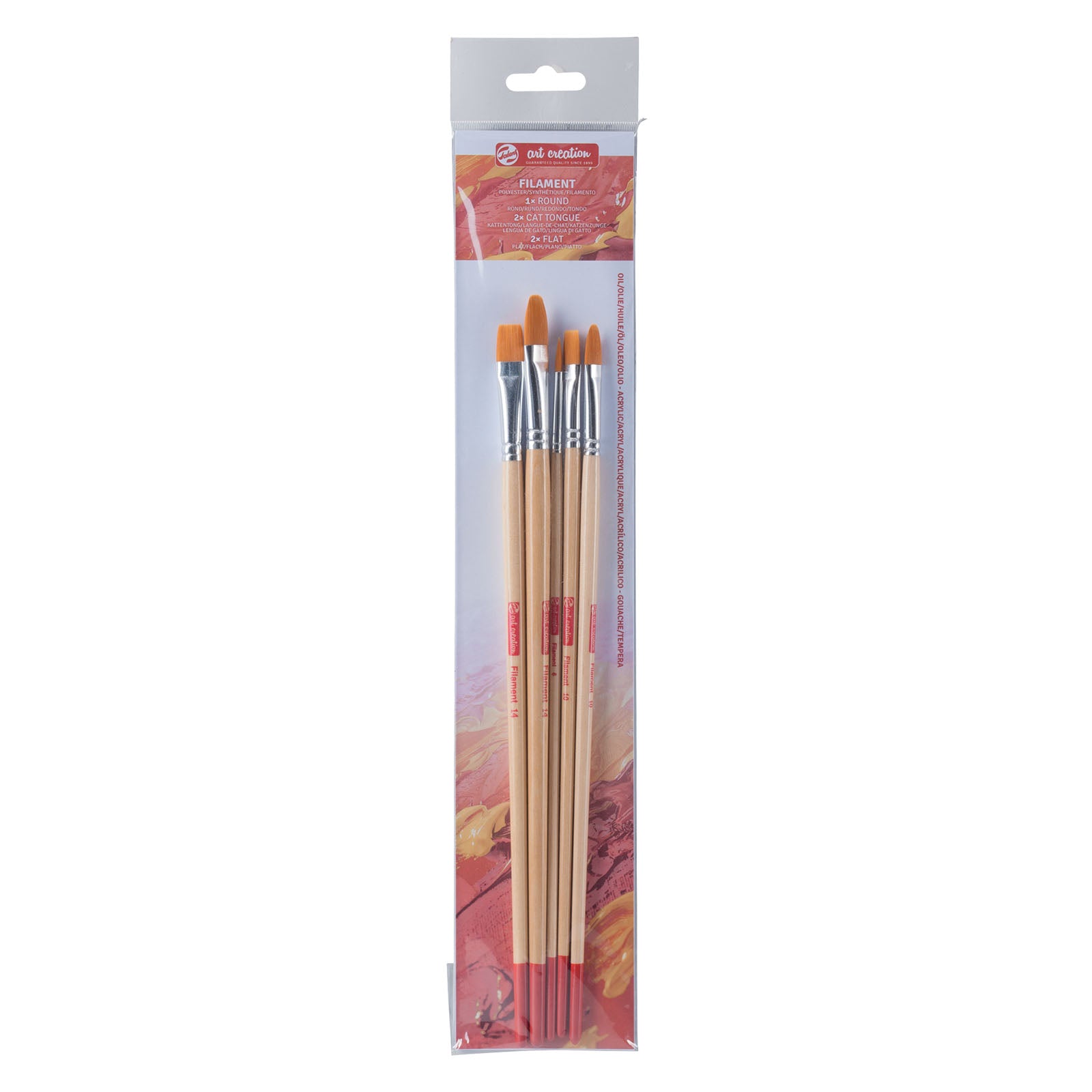 Création artistique Talens • set de pinceaux en polyester