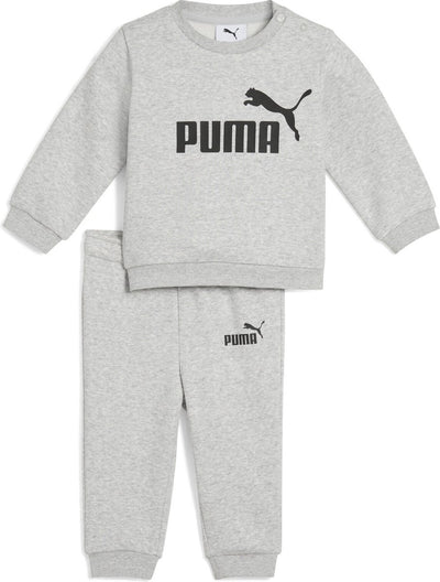 Puma minicats ess crew set fl inf survêtement unisexe - gris clair chiné