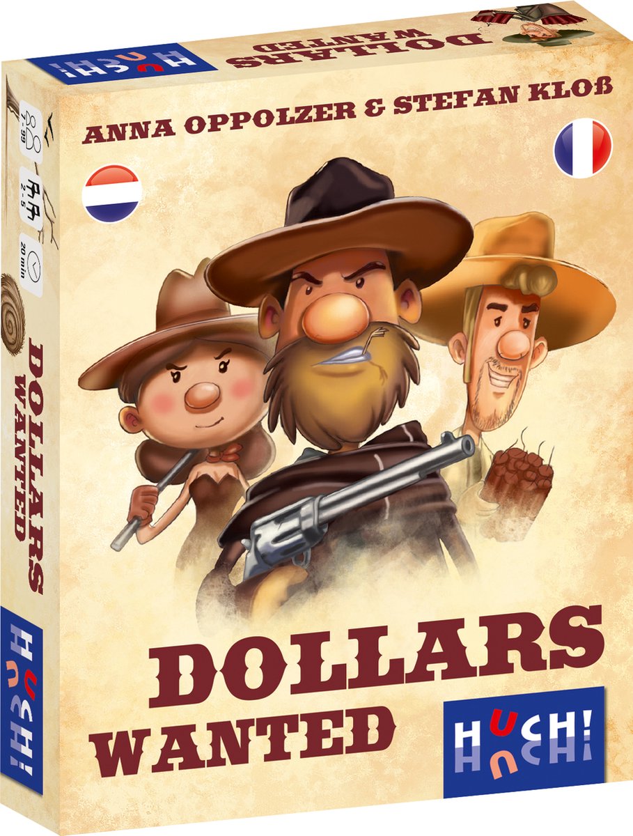 Couper des dollars recherchés - jeu de cartes néerlandais