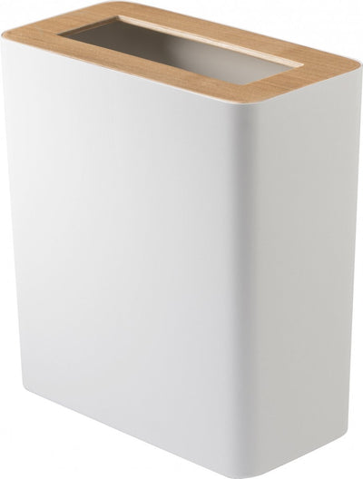 Poubelle Yamazaki - carrée - rebord - blanc