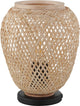 Lampe de table Eglo Dembleby - e27 - ø 20 cm - bois noir