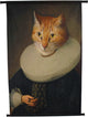 Collection Hd tenture murale chat marron 110x3x83cm
