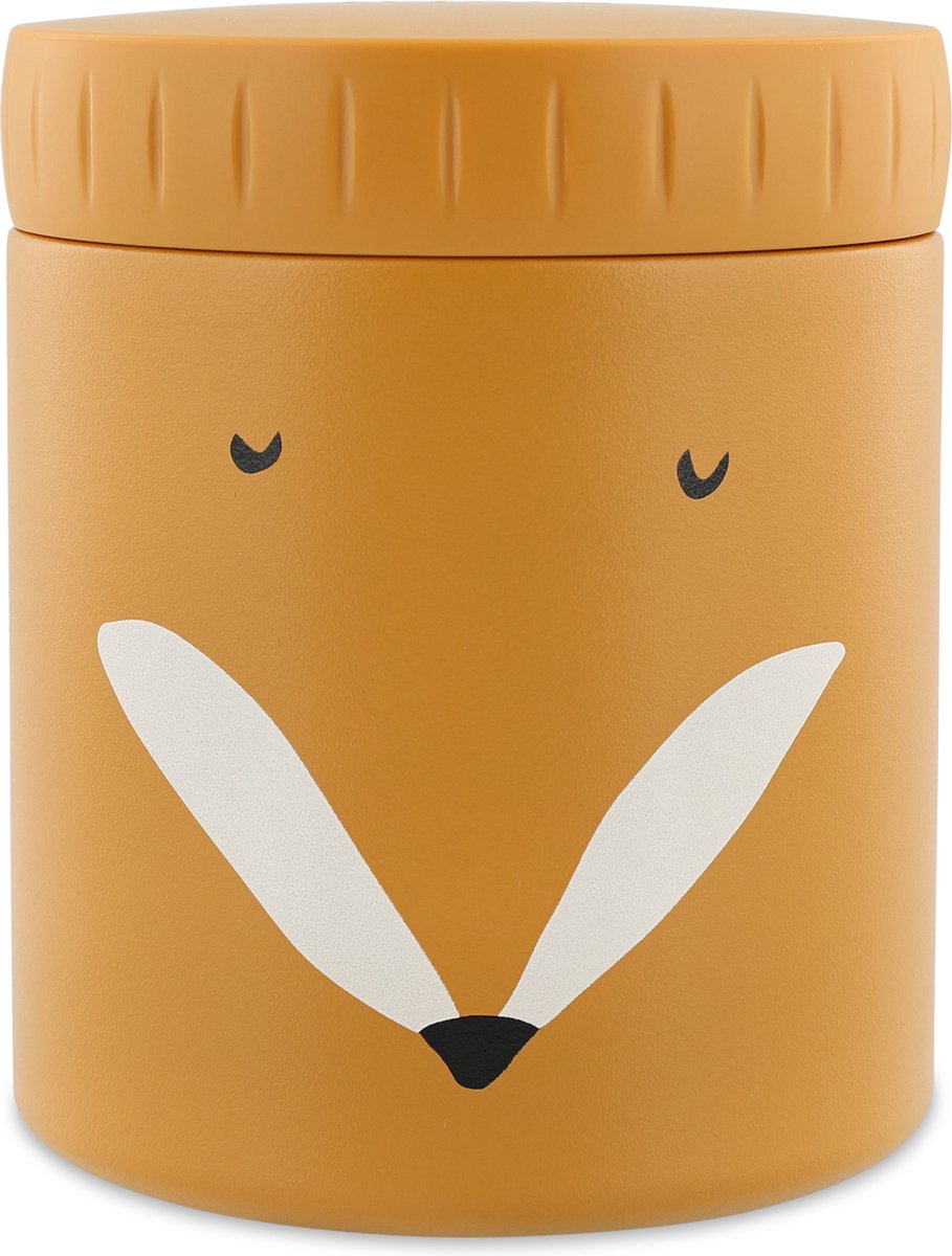 Récipient thermos Trixie - mr. renard - pot à lunch thermo pour enfants - 350 ml - boîte à lunch en acier inoxydable - orange