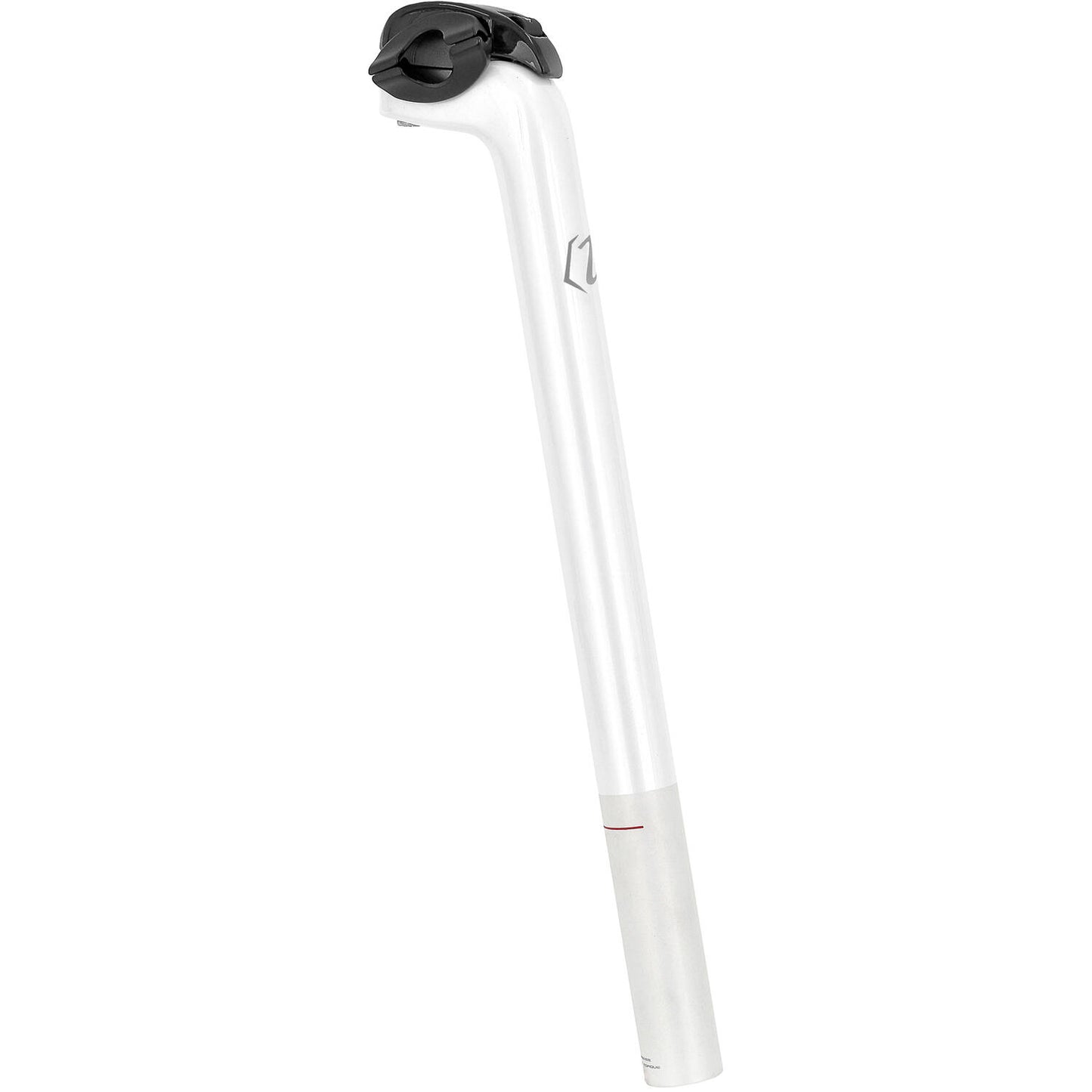 Isaac - Tige de selle Boson 27,2 x 350 mm 2 boulons blanc