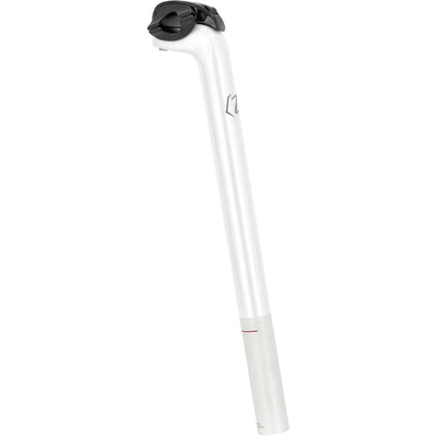 Isaac - Tige de selle Boson 27,2 x 350 mm 2 boulons blanc