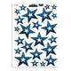 Sticker set étoiles bleues