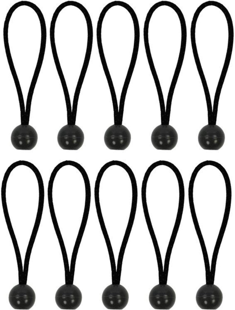 Proplus 365644 jeu de tendeurs de tente jeu d'auto-tendeurs 10 pièces - élastique 15cm avec boule en plastique 10 pièce(s)