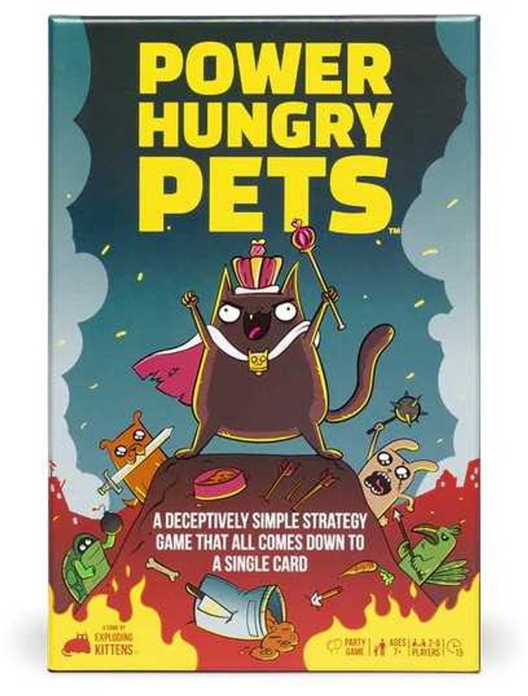Chatons explosifs - Animaux affamés de puissance - Jeu de cartes anglais - Jeu de société