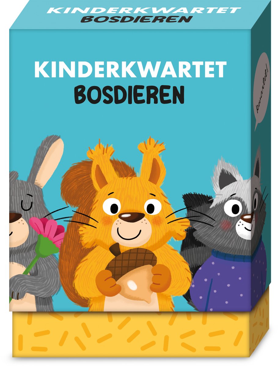 Quatuor d'images pour enfants - animaux de la forêt