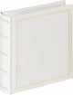 Walther me-138-w monza - album mémo - format 21 x 22 cm - 200 photos 10 x 15 cm - blanc