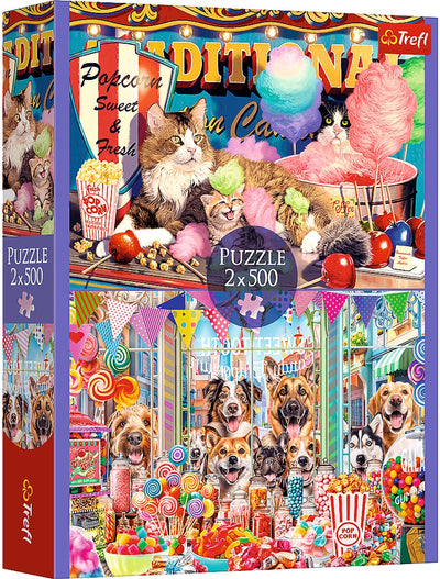 Trefl puzzle Fluffy Friends - Puzzle 2 en 1 pour enfants.