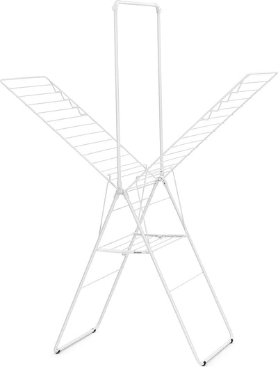 Brabantia hangon étendoir 25m - avec tringle - étendoir à linge pliable - blanc