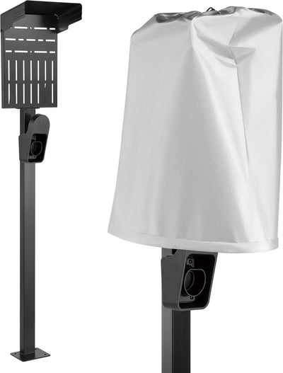 Maclean - support externe pour chargeurs de voiture - support pour chargeurs de voiture EV et PHEV - adapté à une utilisation intérieure et extérieure - charge maximale jusqu'à 15 kg