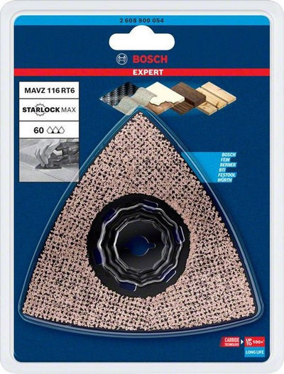 Bosch accessoires expert plateau de ponçage mavz 116 rt6 lame de scie multi-outils 116 mm - 1 pièce(s) - 2608900054