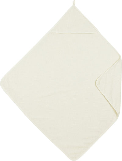 Cape de bain bébé popcorn Meyco - naturel - 75x75cm