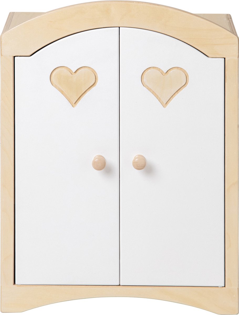 Van Dijk Toys armoire de poupée en bois - blanc