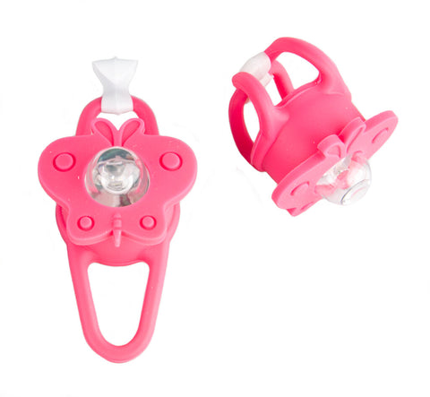 PexKids - PexKids Verlichtingsset LED Vlinder met siliconen strap rood