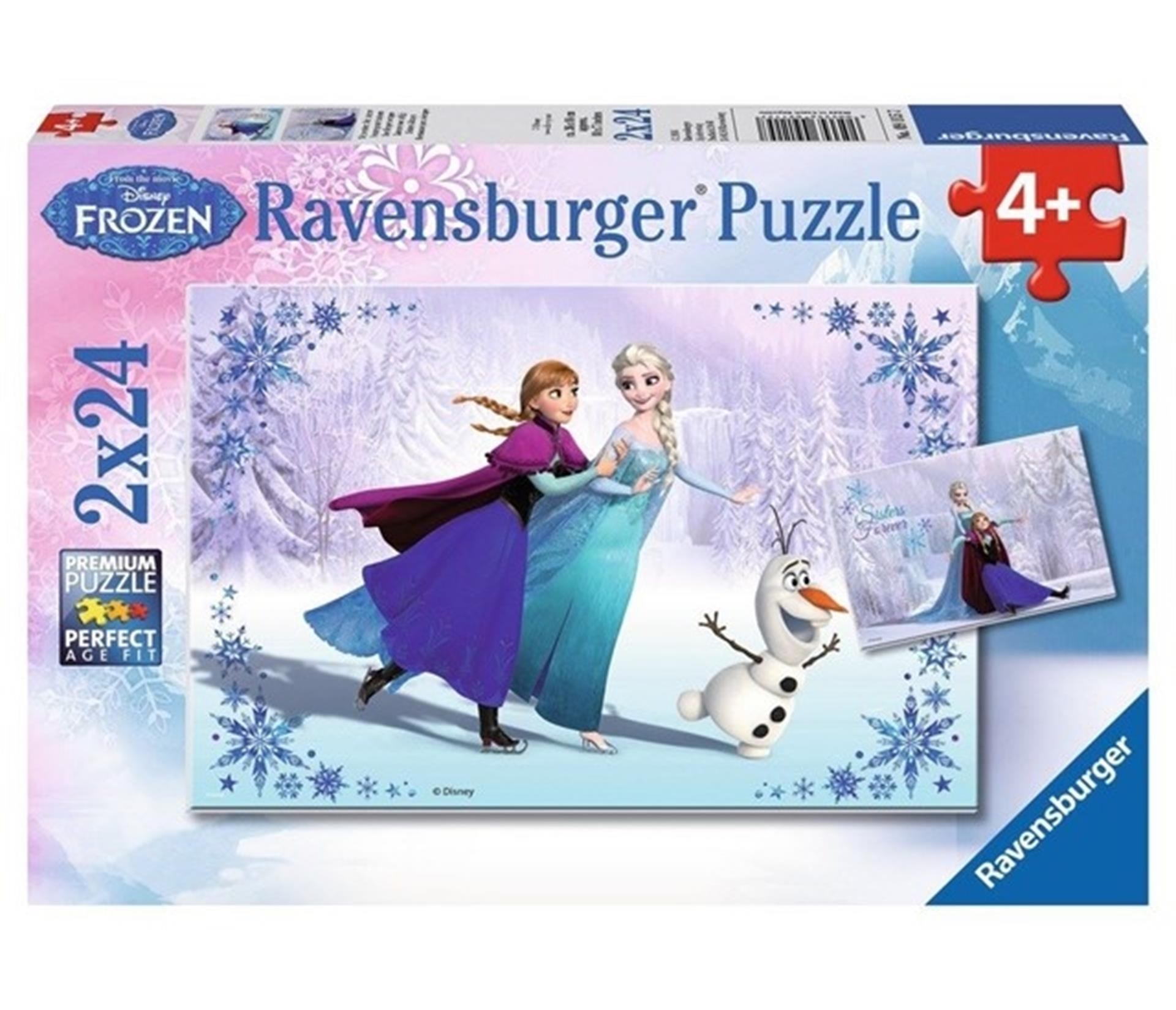 Ravensburger - Puzzle gelé: Sisters Forever 2x24 Pieces