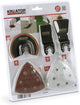 Kreator krt990045 ensemble d'accessoires multi-outils - oscillant - 23 pièces