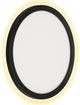 Telefunken - nizza - Lampe d'extérieur LED, 4000k, ip44, 15w, noir, plastique, ø28 cm