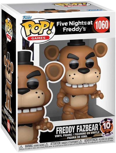 Funko cinq nuits chez Freddy's Freddy Fazbear figurine en vinyle 1060 pop ! multicolore