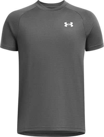 Under armour ua tech 2.0 ss chemise de sport unisexe - gris - blanc