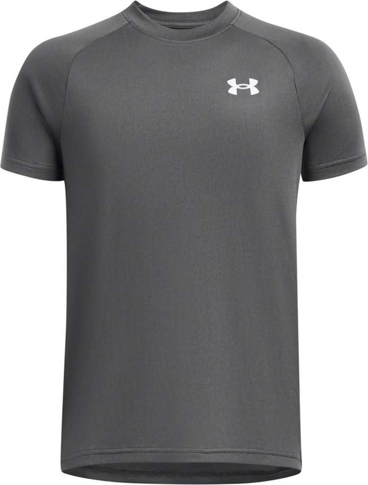 Under armour ua tech 2.0 ss chemise de sport unisexe - gris - blanc