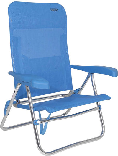 Crespo - chaise de plage - al 205 - bleu
