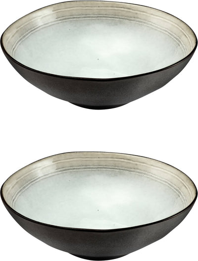 Médard de noblat - shadow nacre - saladier 24 cm - 2 parties