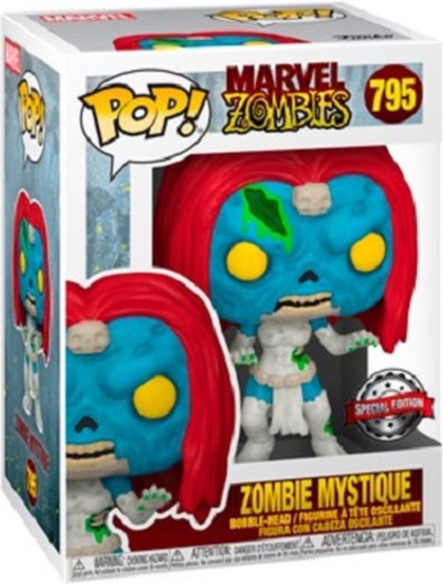 Funko-pop ! Marvel Zombies - Zombie Mystique # 795 exclusif