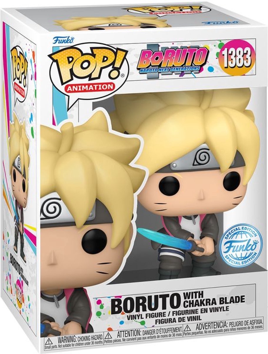 Animation Funko pop : Boruto Naruto prochaines générations - Boruto avec lame de chakra pop #1383