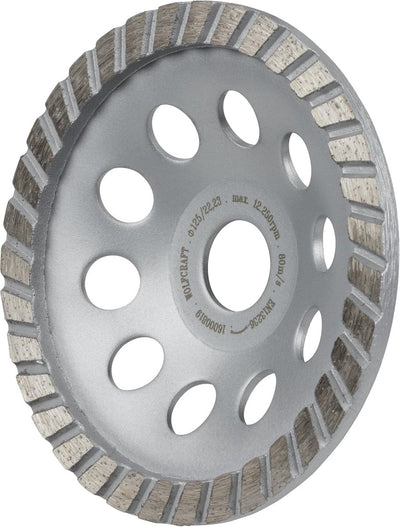 Wolfcraft - tête de ponçage diamantée - ø 125 mm - meule boisseau - 8382000