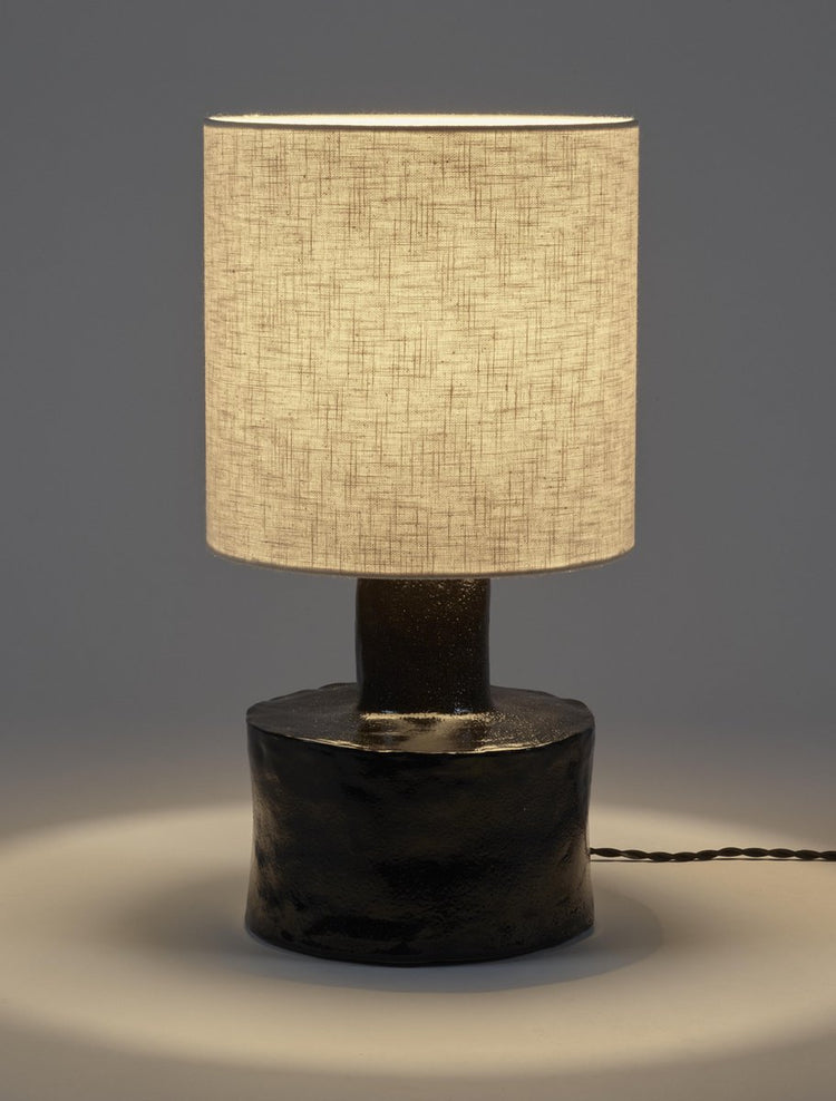 Serax - marie michielssen Lighting - lampe de table - noir beige - 25 ø - h 47,00cm - 3,80kg