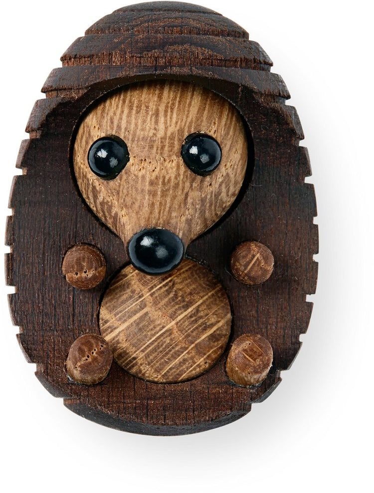 Spring Copenhagen figurine en bois animal hérisson bâton" miniature 10g h2,6xw2,9xl3,9cm (fabriqué au Vietnam) figurine jouet pour enfants et adultes