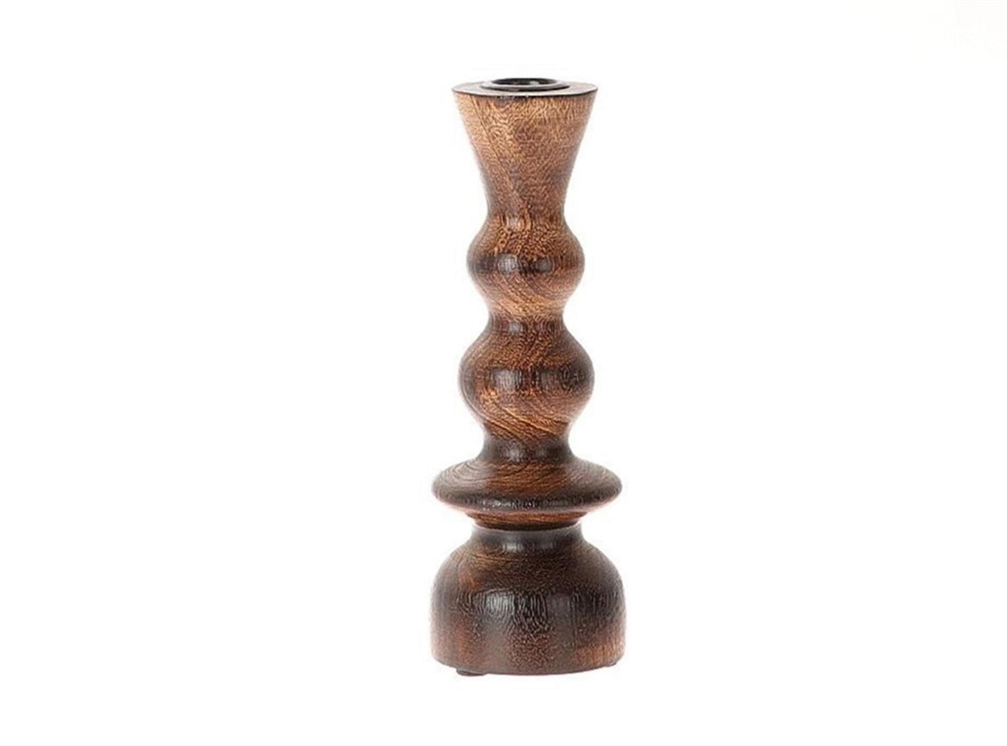 Bougeoir Hbx natural living bois h20cm