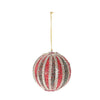 HBx natural living Boule de Noël noblee ø10cm vert rouge