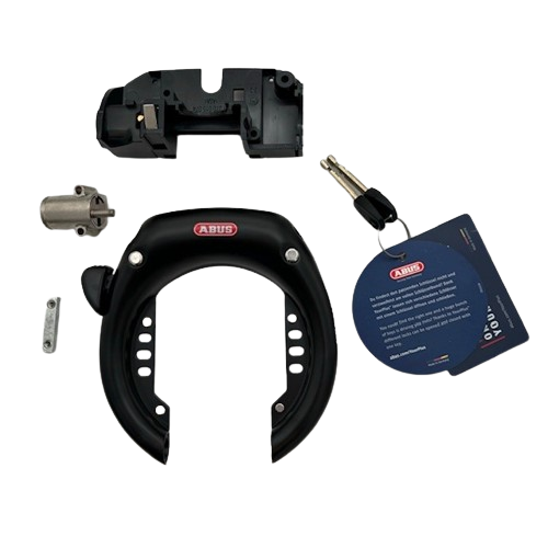 ABUS SLOT 5750L NR BK BLO INTUBE 2.1 + RACKTIME 2 (Emballage de travail).