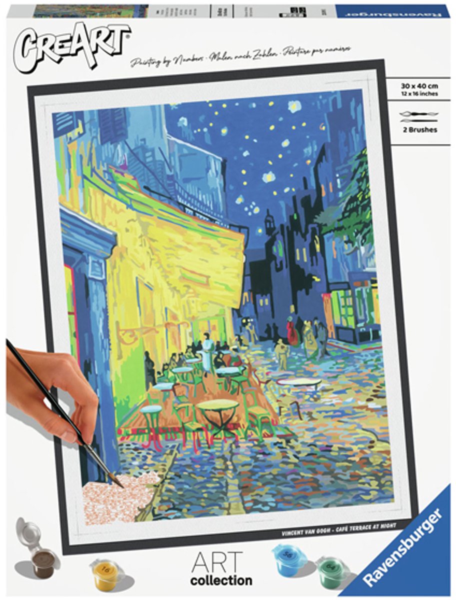 Ravensburger Creart peinture au numéro Cafe Terrace Van Gogh