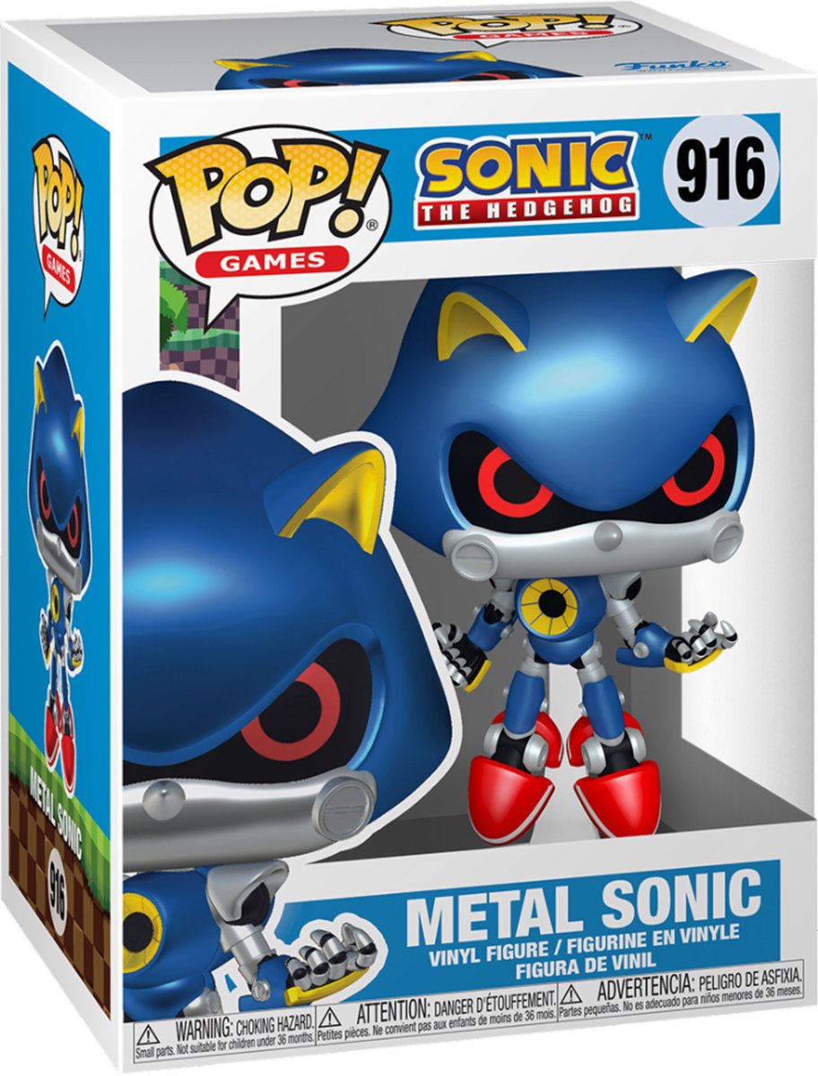 Jeux Funko pop : sonic - metal sonic - pop #916
