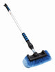 Satra s-cl2mp - brosse de lavage de voiture télescopique - aluminium - fibre PVC souple
