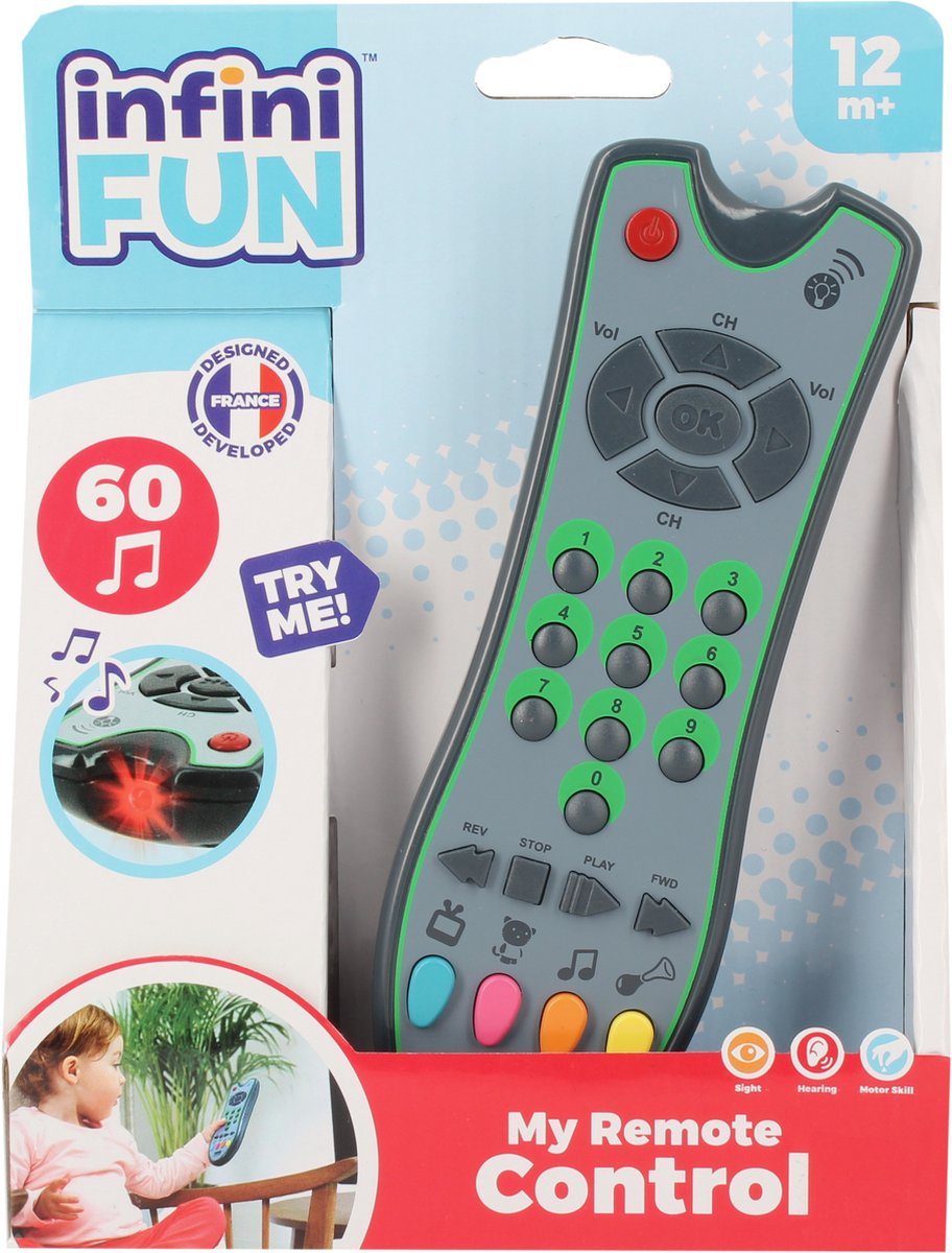 Jumbo - infinifun - ma première télécommande - jouets à partir de 1 an