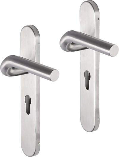 Impresso newport inox brossé sur bouclier ovale pc55