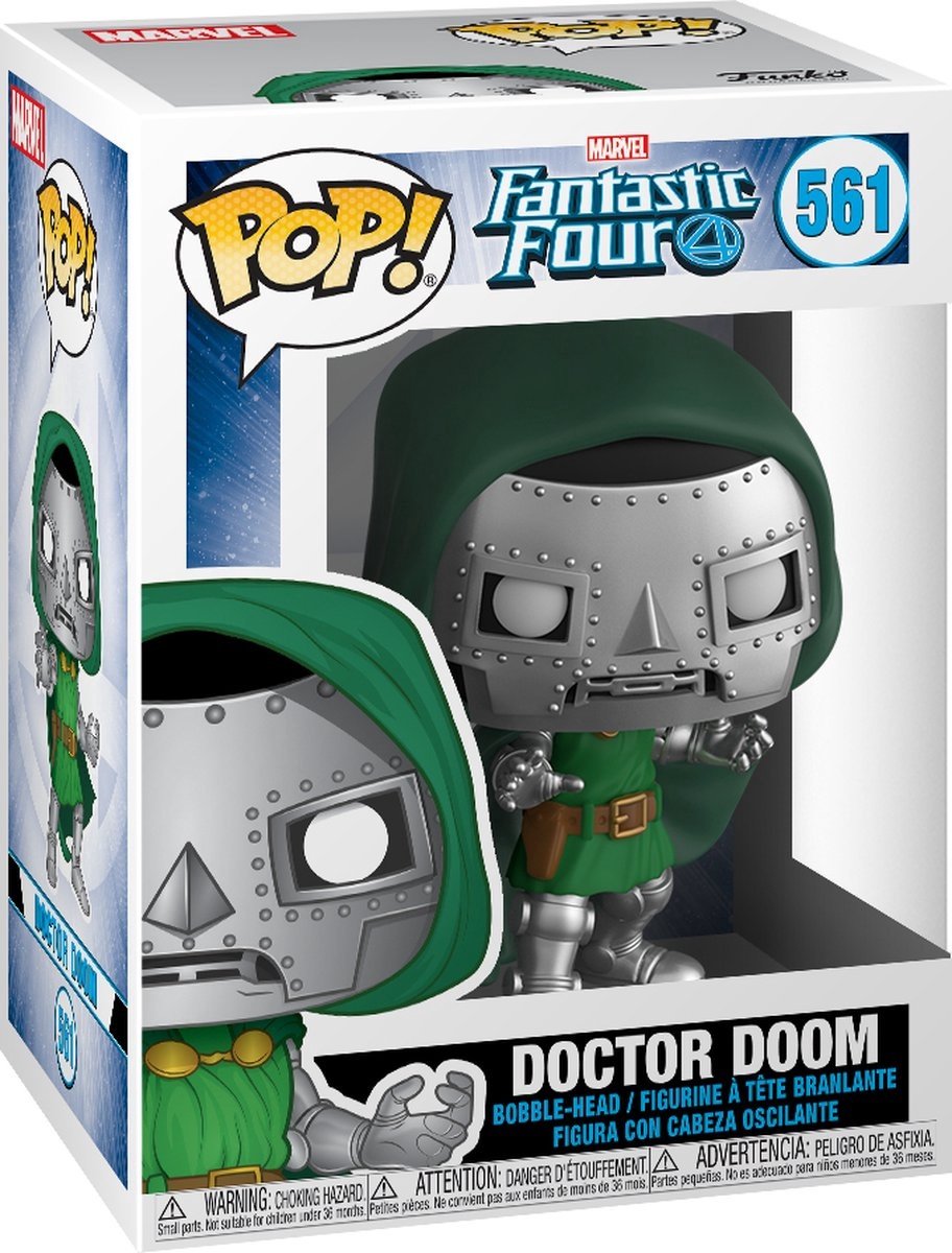 Funko pop merveille : les quatre fantastiques - docteur doom pop #561